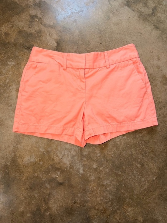 LOFT Pants - LOFT Coral Chino Shorts Womens Size 0 Mid Rise Summer Preppy